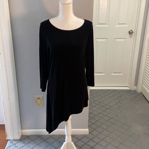 3 pieces..Chicos Travelers pieces  High low Tunic w 2 pants. 1 long 1 cropped